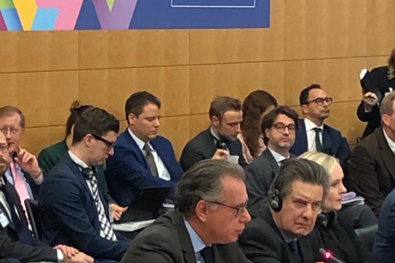 Ο κ. Γ. Κουμουτσάκος στην Υπουργική του Ο.Ο.Σ.Α για τη μετανάστευση.