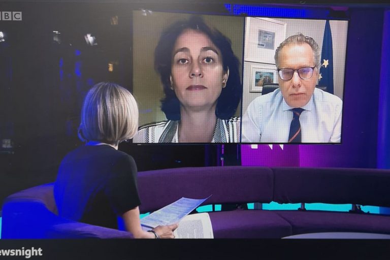 Σημεία συνέντευξης Αν. Υπουργού BBC Newsnight 2020_10_15